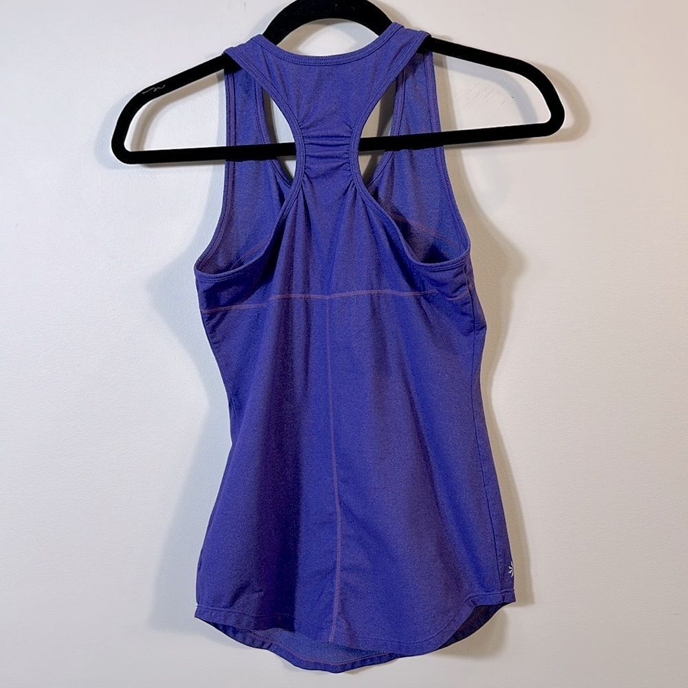 Athleta Purple Tank Top Workout Exercise Running Sleeveless Summer Women XXS - Picture 2 of 8